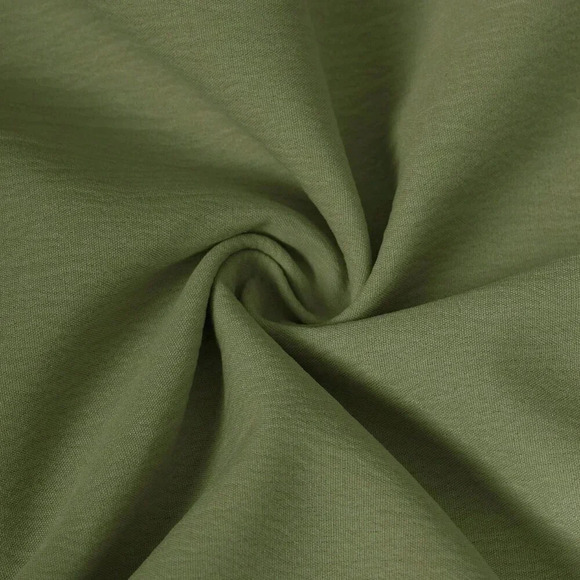 Army Green Elegant Women's Casual Solid Color Lantern Sleeve Jumpsuit - Picture 8 of 9